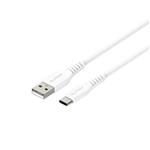 Blupeak 1.2m USB Type-C to USB-A Charge/Sync Cable - White