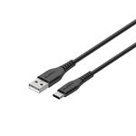 Blupeak 2.5m USB Type-C to USB-A Charge/Sync Cable - Black