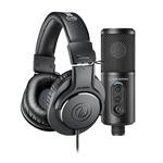 Bundle Deal: Audio-Technica M20x ATR2500X USB Podcaster Pack