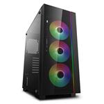 Deepcool Matrexx 55 V3 ADD-RGB 3F Tempered Glass Mid-Tower E-ATX Case - Black