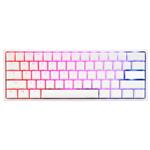 Ducky One 2 Mini White RGB Mechanical Keyboard - Cherry MX Black