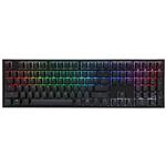 Ducky One 2 RGB Black Mechanical Keyboard - Cherry MX Silver