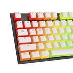 HyperX Double Shot PBT 104-Key Translucent Pudding Keycap Set - White