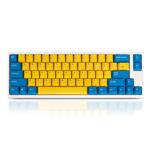 Leopold FC660M Yellow/Blue White Mechanical Keyboard - Cherry MX Brown