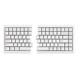 Mistel Barocco MD770 RGB TKL White Split Mechanical Keyboard - Cherry MX Blue