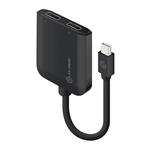 Open Box - Alogic Mini DisplayPort to Dual DisplayPort 1.2 Adapter - 4K - 30 Hz