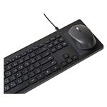 Pout Hands5 Combo Wireless Keyboard/Charging Pad/Rechargeable Mouse - Black