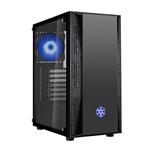 SilverStone Fara B1 RGB Tempered Glass Mid-Tower ATX Case - Black