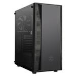 SilverStone Fara B1 Tempered Glass Mid-Tower ATX Case - Black