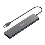 Simplecom CH372-BK 7-Port Ultra Slim Aluminium USB 3.0 Hub - Black