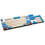 Tai-Hao MX Switch Doubleshot ABS 104-Key ANSI Keycap Set - Vintage White/Blue