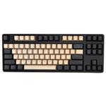 Tai-Hao MX Switch Type Doubleshot PBT 104-Key ANSI Keycap Set - Cream/Dim Grey