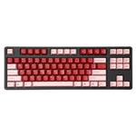 Tai-Hao MX Switch Type Doubleshot ABS 104-Key ANSI Keycap Set - Red/Pink