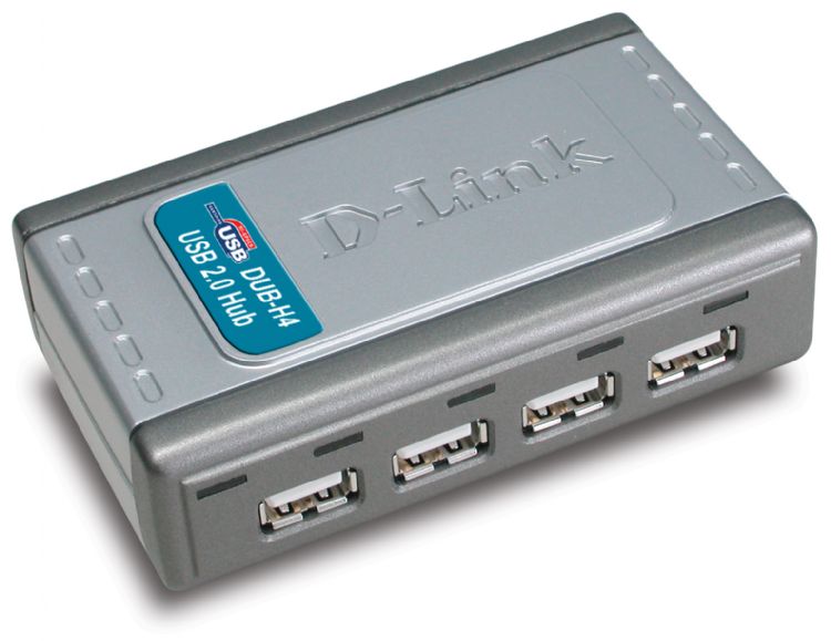 DLink 4port USB 2.0 Hub (DUBH4) DUBH4 Mwave