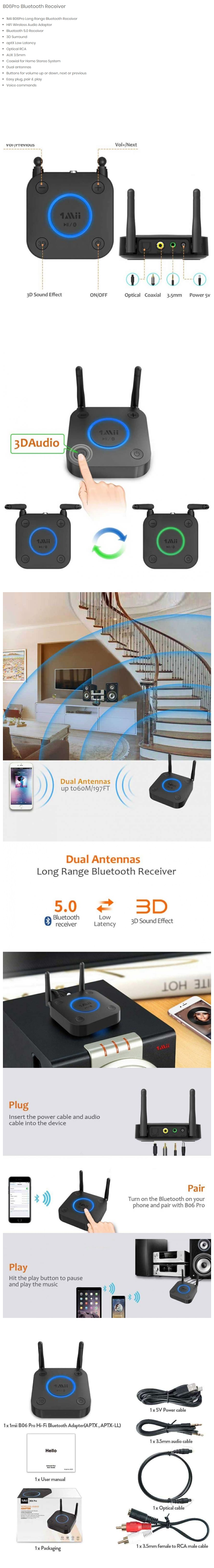 1Mii B06 Pro Bluetooth 5.0 Receiver