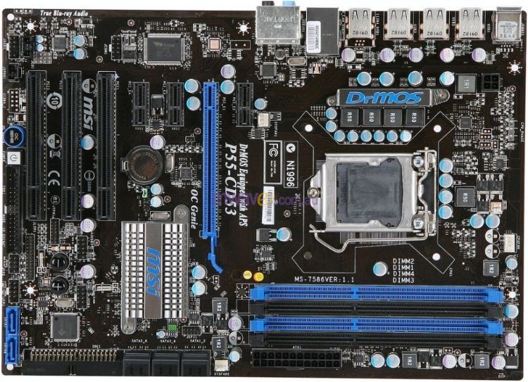 MSI P55-CD53 Intel Socket H (LGA1156) Dual DDR3 PCIe - P55-CD53 | Mwave