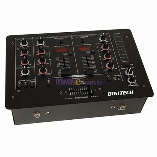 DJ Mixer with 2 Channels Phono & Line Level Inputs AM4206 Mwave