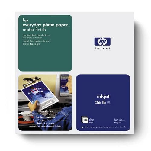 HP Everyday Photo Paper A4 Size 100 Sheets (Q2511A) Q2511A Mwave