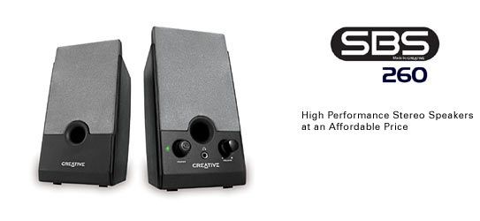 creative sbs260 speakers