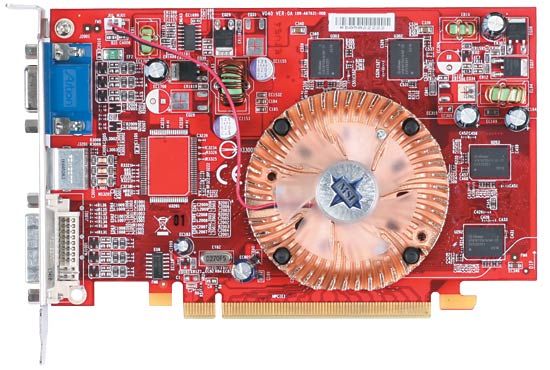 MSI ATI Radeon X550 - 128MB 64-bit DDR / PCIe / DVI / VGA / TV Out ...