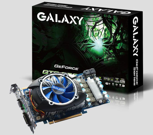 Galaxy GeForce GTS 250 Cool Edition - PCI-E 2.0 - 512MB DDR3 256-bit ...