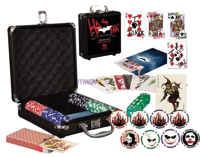 Batman The Dark Knight Joker Poker Set DCC27315 Mwave