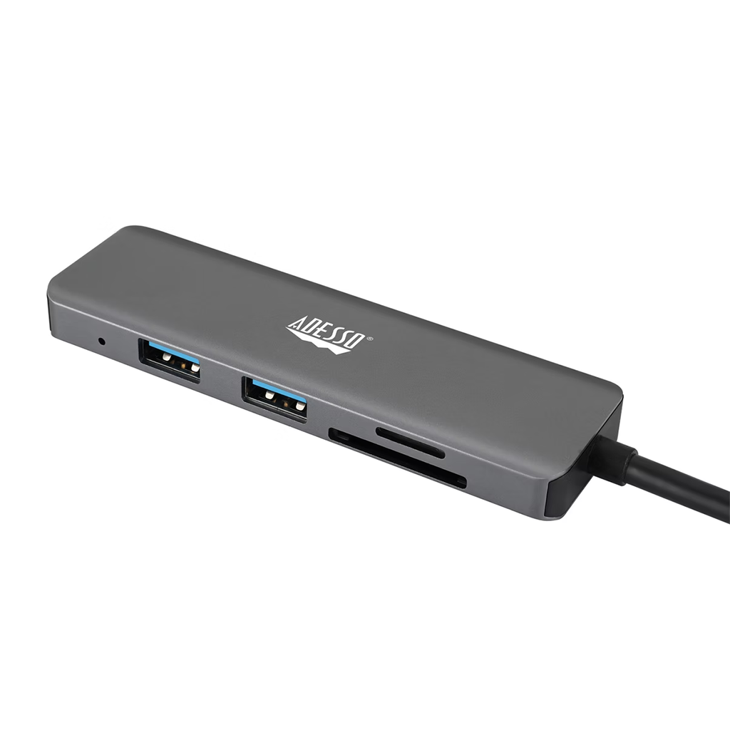 Usb Multi Dock Adesso 6-in-1 USB-C Multi-Port Docking Station - AUH-4020 | Mwave