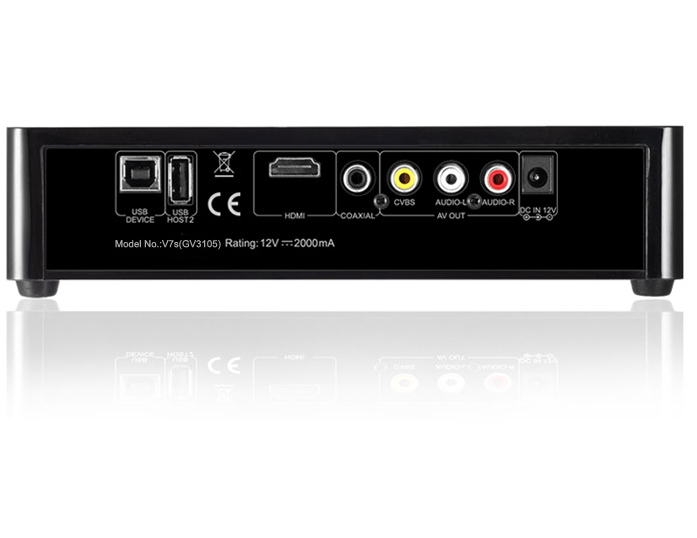 Noontec V7S Full HD Media Player With 3.5" HDD Internal Enclosure V7S