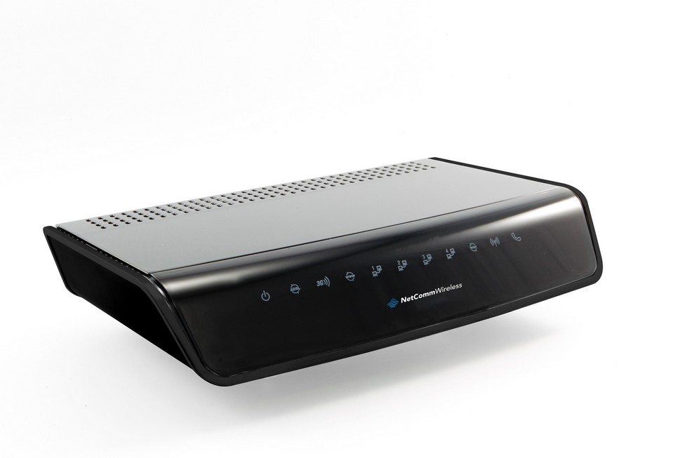 NetComm NB16WV-02 N600 Dual Band WiFi Gigabit Modem Router with Voice ...