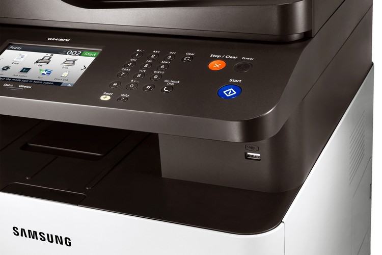 Samsung CLX4195FW MultiFunction Colour Laser Printer 18ppm Mono; 18ppm Color CLX4195FW
