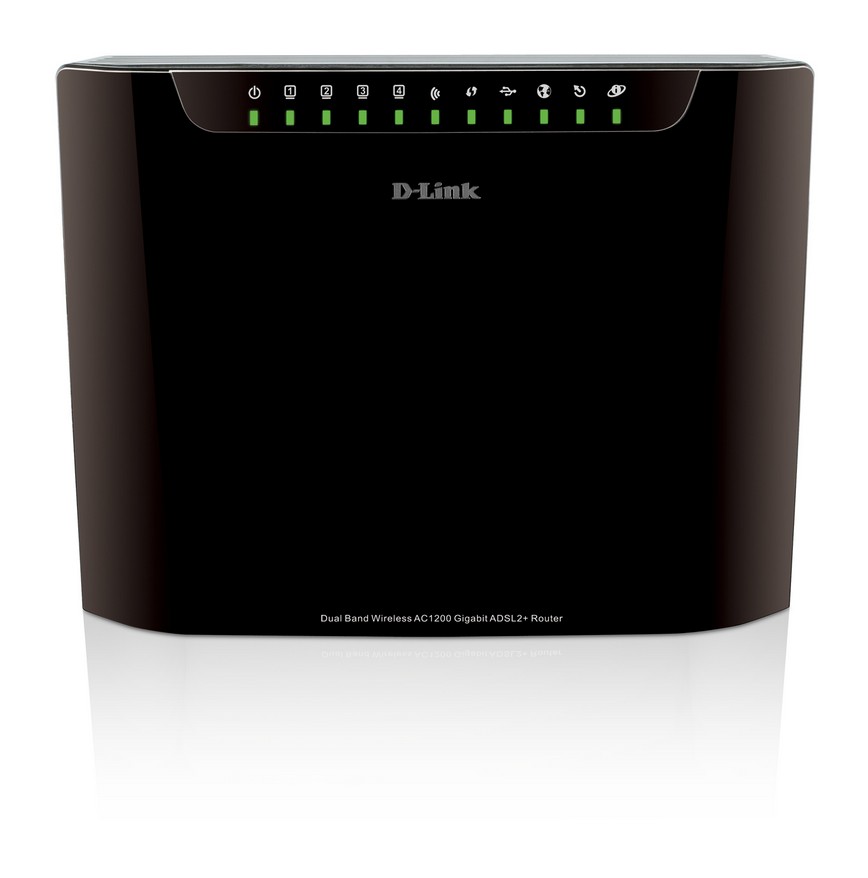 DLink DSL2880AL Dual Band Wireless AC1200 GbE ADSL2+ Modem Router