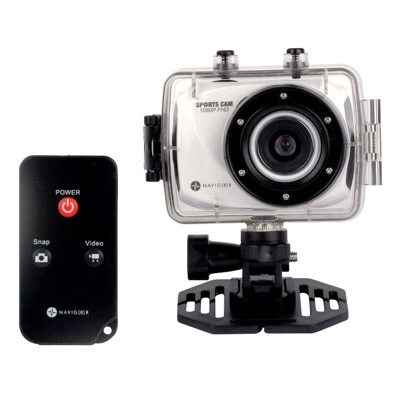 Navig8r Sports Camera HD 1080P with 2.4" LCD touch screen