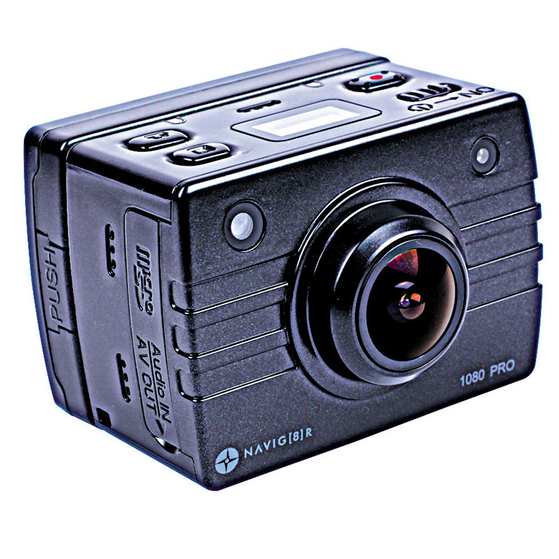 Navig8r Sports Camera HD 1080P 60FPS with 100m Waterproof case