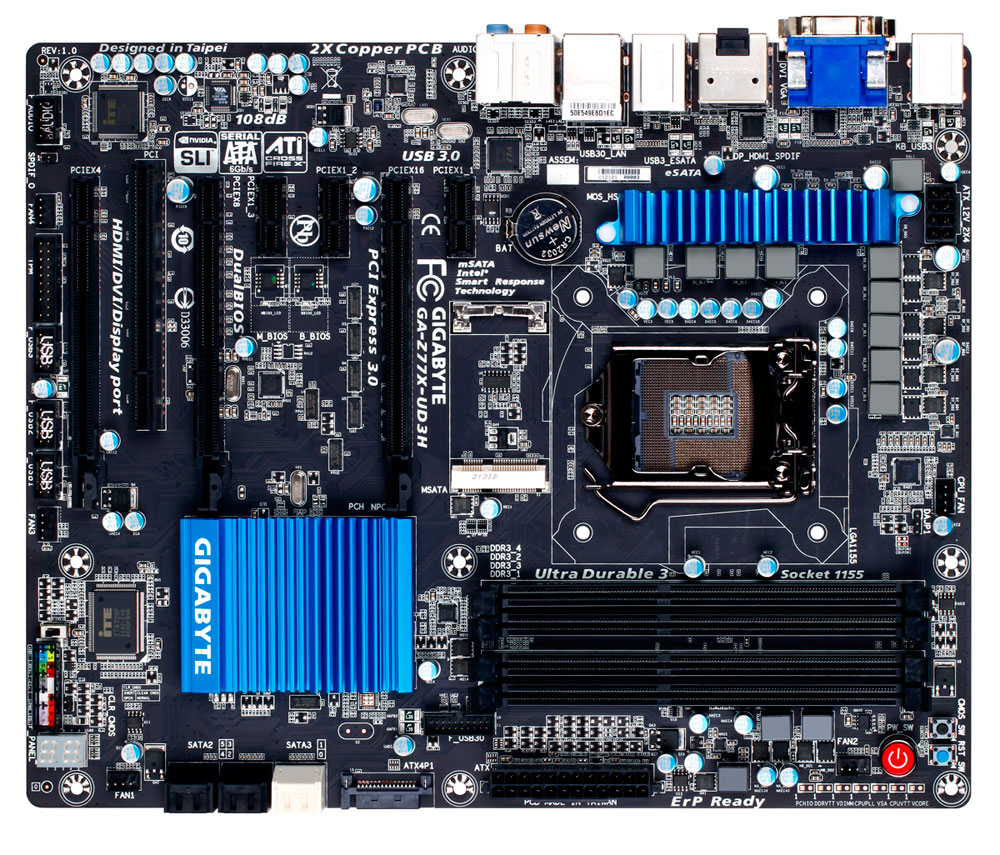 EXDEMO Gigabyte GAZ77XUD3H LGA 1155 Motherboard GAZ77XUD3H Mwave