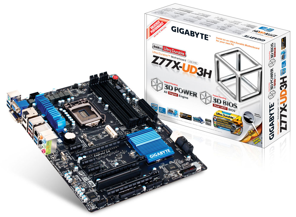 EXDEMO Gigabyte GAZ77XUD3H LGA 1155 Motherboard GAZ77XUD3H Mwave