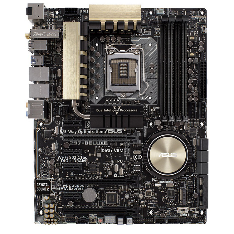 ASUS Z97 Deluxe NFC/WLC Intel LGA 1150 ATX Motherboard Z97DELUXENFC