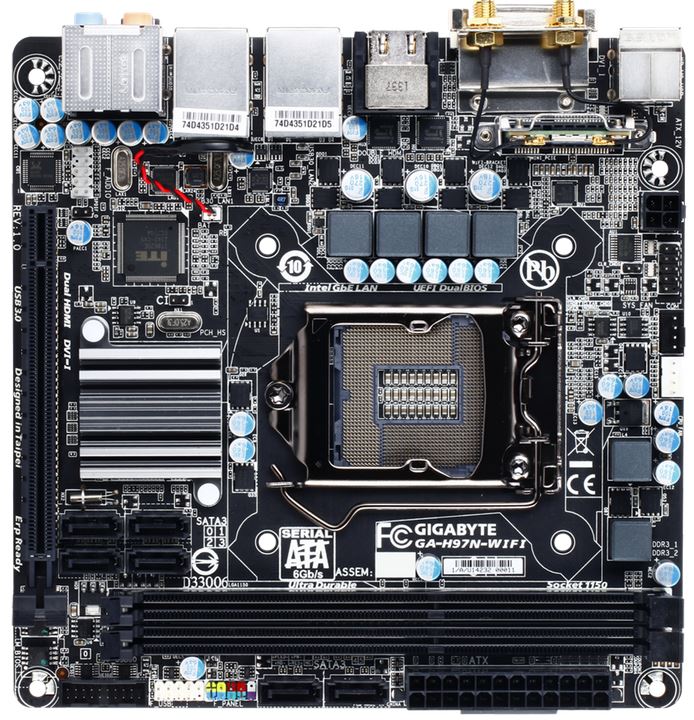 Gigabyte GAH97NWIFI LGA 1150 Mini ITX Motherboard GAH97NWIFI Mwave