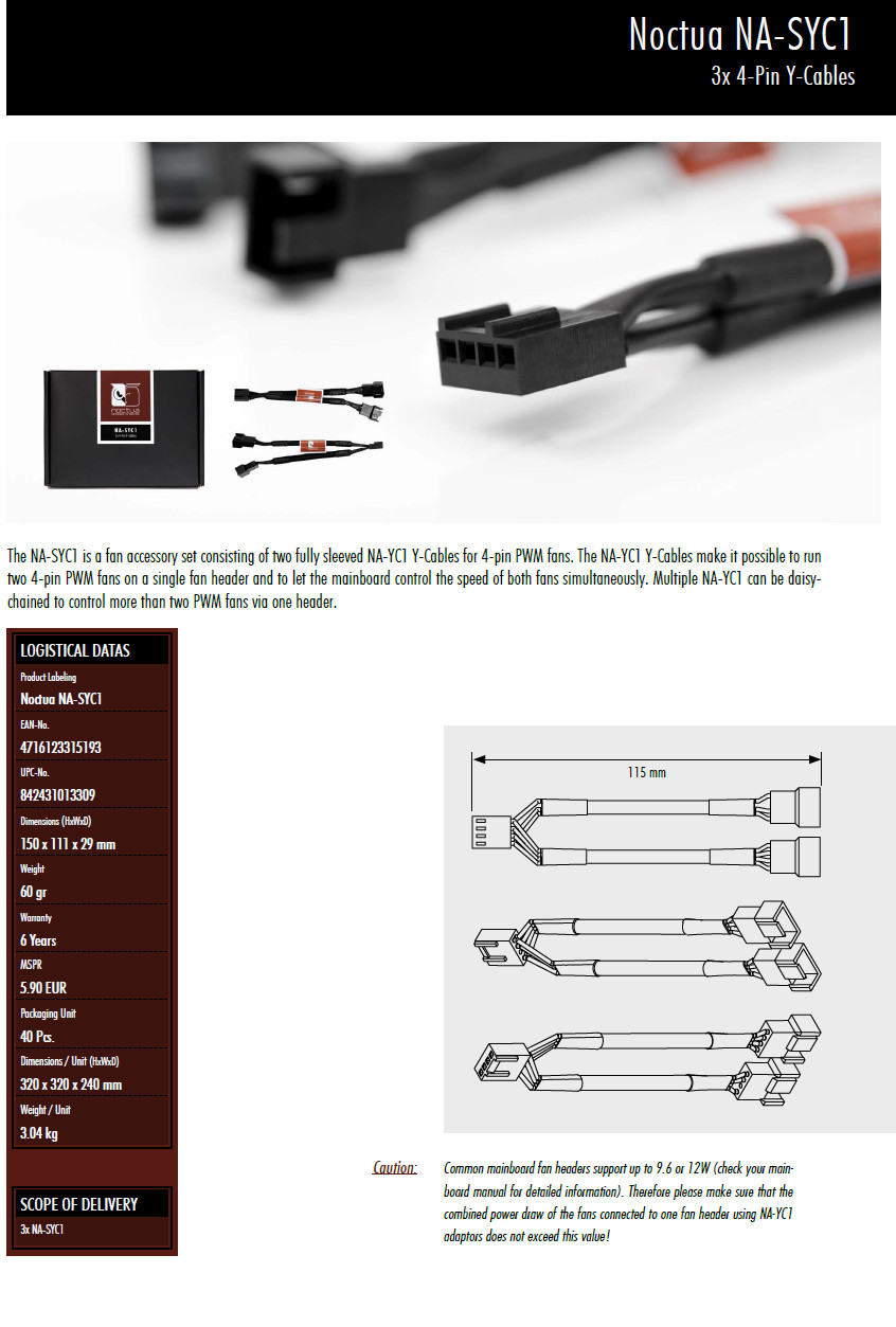 Noctua NA-SYC1 Overview