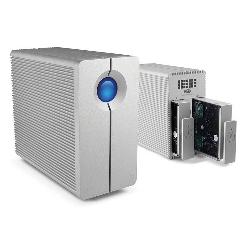 LaCie 8TB 2big Quadra USB 3.0 & FireWire 800 External Desktop Hard