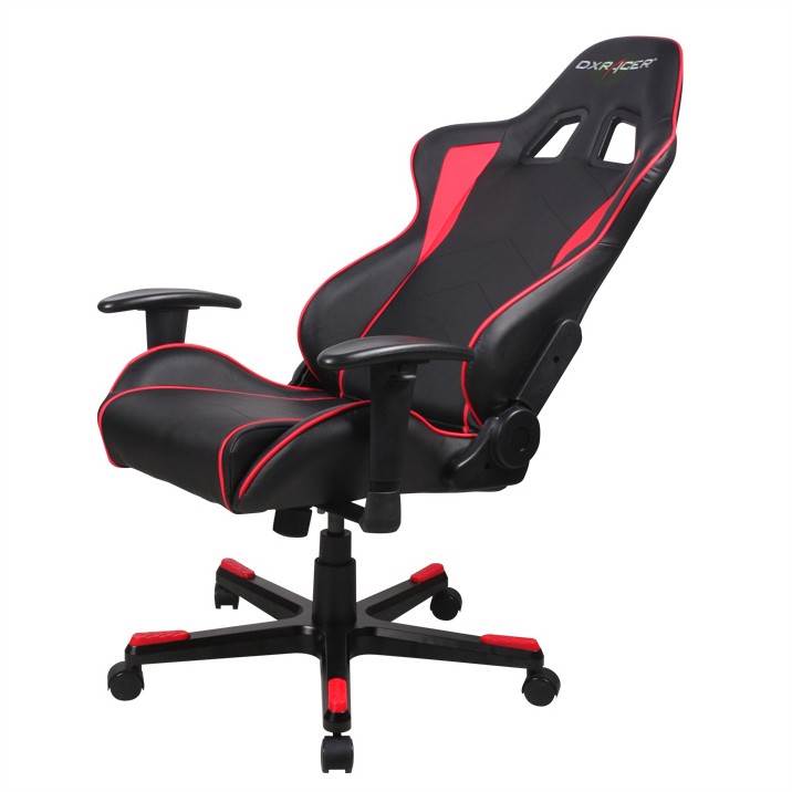 DXRacer F Series PC Office/Gaming Chair Black & Red - OH/FE08/NR | Mwave.com.au
