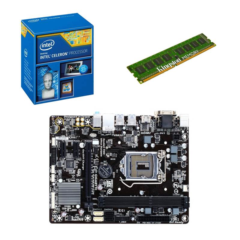DIY Bundle Deal Intel Dual Core Processor, Gigabyte H81 Motherboard