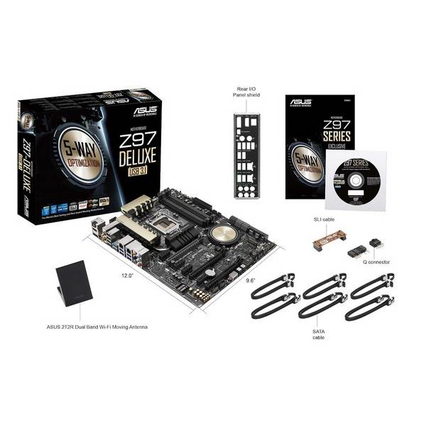 ASUS Z97DELUXE/USB 3.1 Intel LGA 1150 ATX Motherboard Z97DELUXE/USB