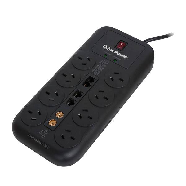 CyberPower Home Theater Series 8 Outlet Surge Protector & Powerboard