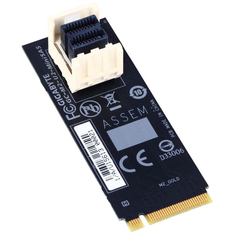 Gigabyte M.2 to U.2MiniSAS Addin Card GCM2U2MiniSAS Mwave