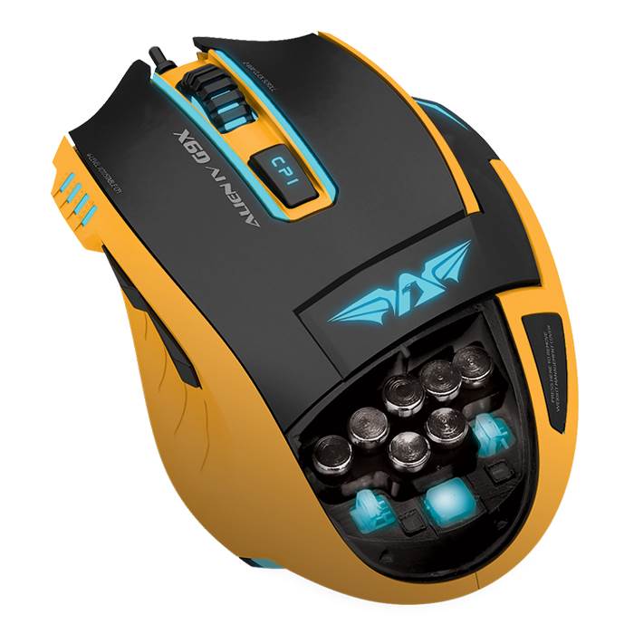 Armaggeddon AlienCraft G9X IV Gaming Mouse Yellow ALIENCRAFTG9XIVY