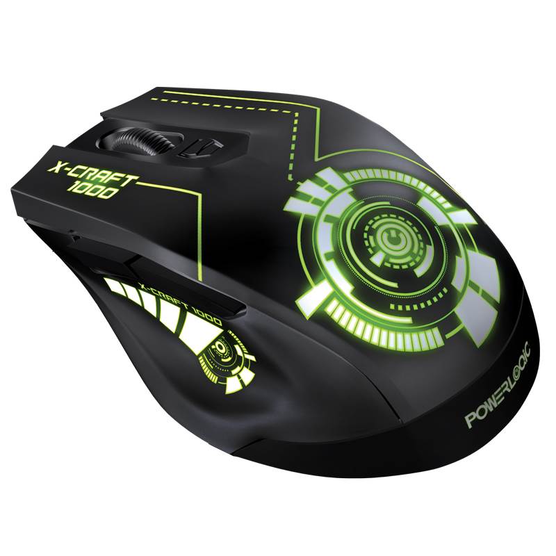 PowerLogic XCraft TREK 1000 Gaming Mouse XCraft Trek 1000 Mwave