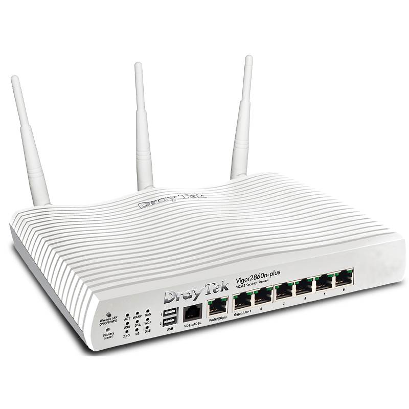 DrayTek Vigor2860nPlus VDSL2/ADSL2+ Dual Band Modem Router NBN Ready