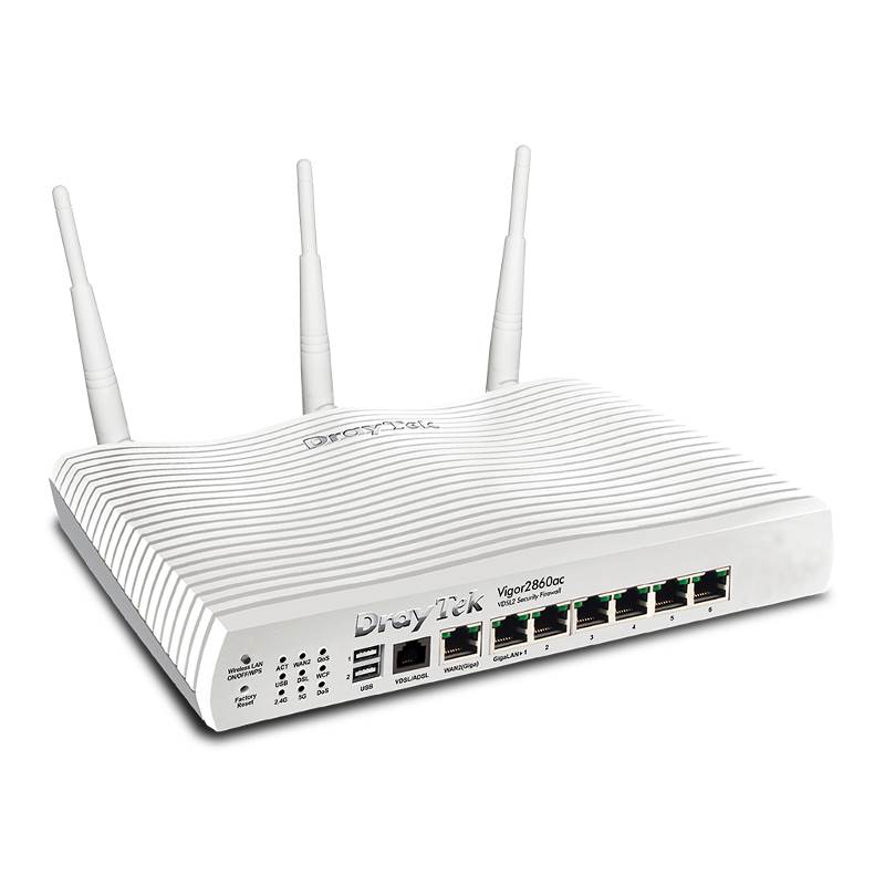 DrayTek Vigor2860ac VDSL2/ADSL+ Dual Band Modem Router NBN Ready