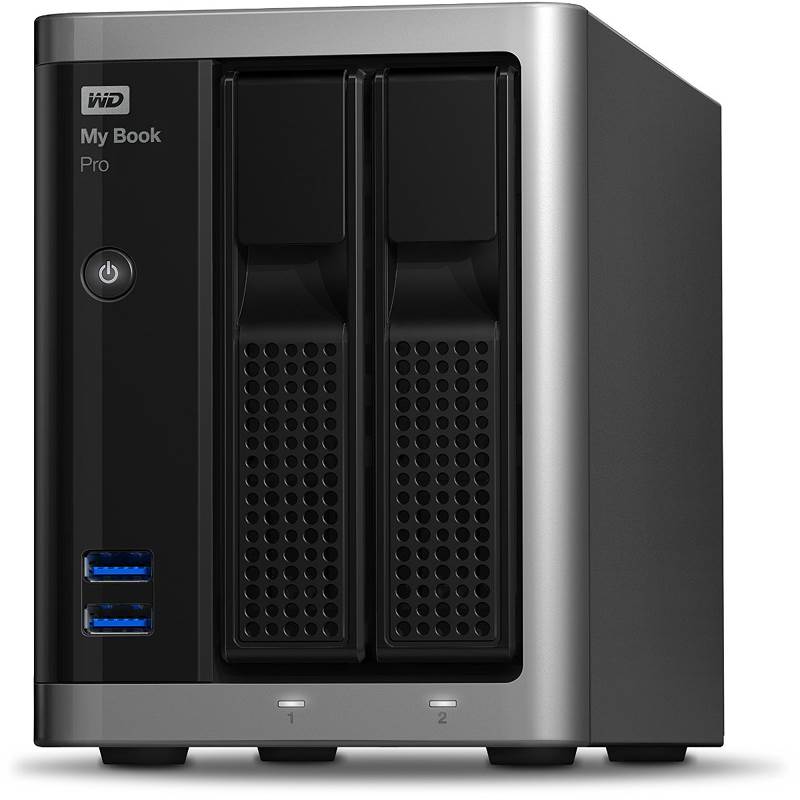 WD My Book Pro 2Bay 12TB RAID Storage HDD Enclosure w USB 3.0 and