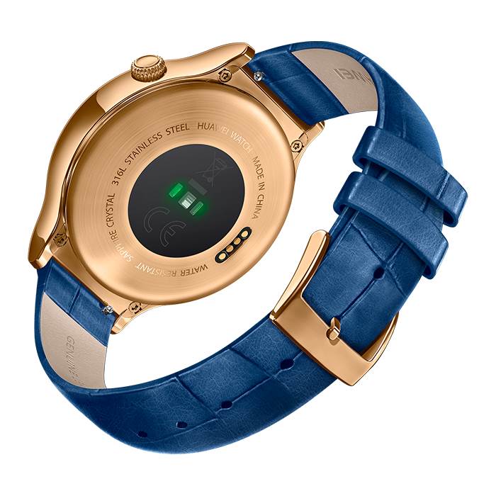 Huawei Smart Watch Sapphire Blue Leather Strap 55021132 Mwave